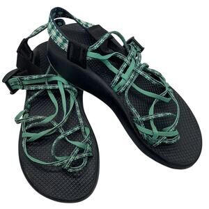 Chaco ZX/3 Classic Sandals Triple Strap Chuckwalla Aqua Size 8